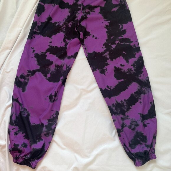 Elastic Waist Tie Dye Streetwear Sweatpants - Picture 2 of 3
